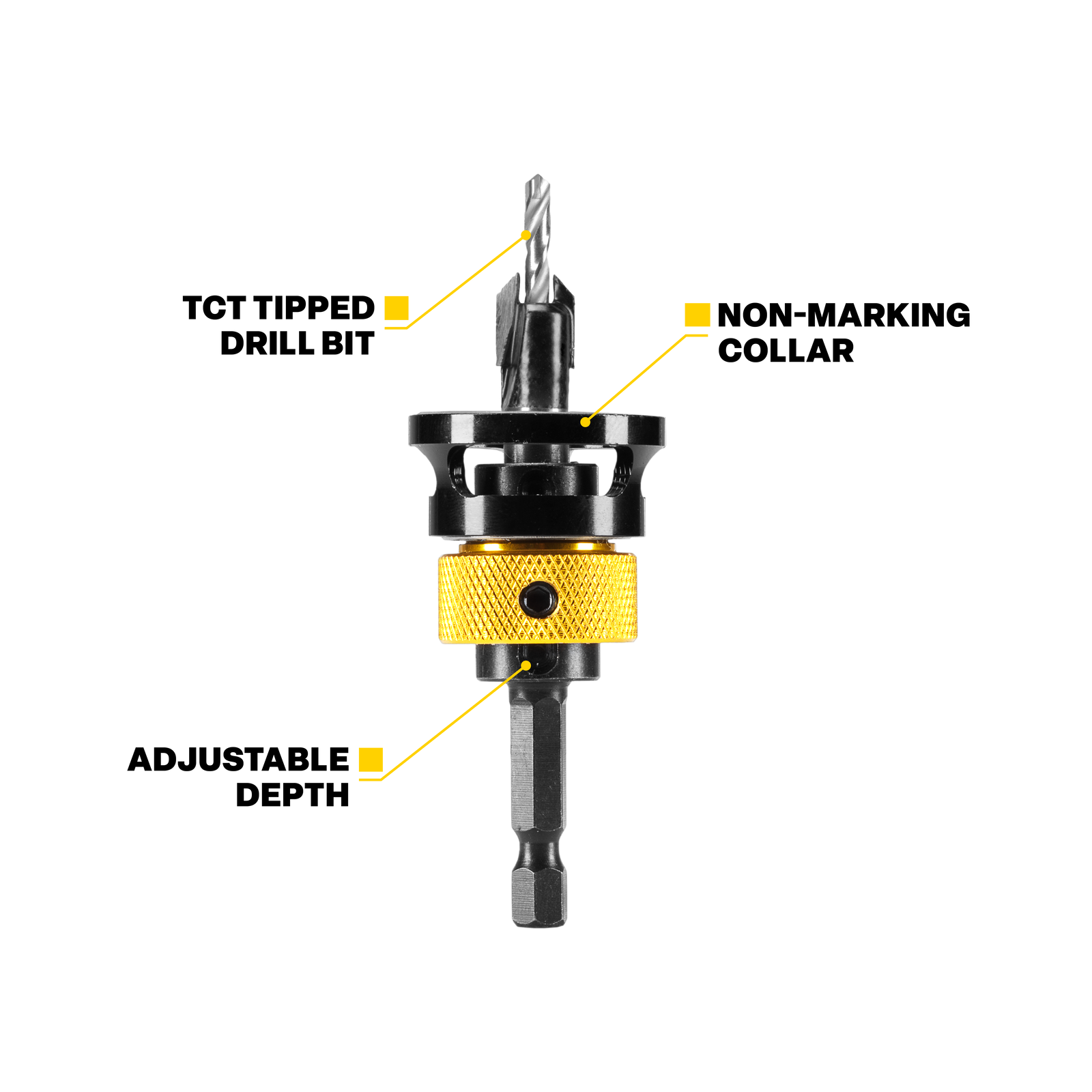 Kango 12G Adjustable Countersink Drill Bit Set - Image 2 of 7