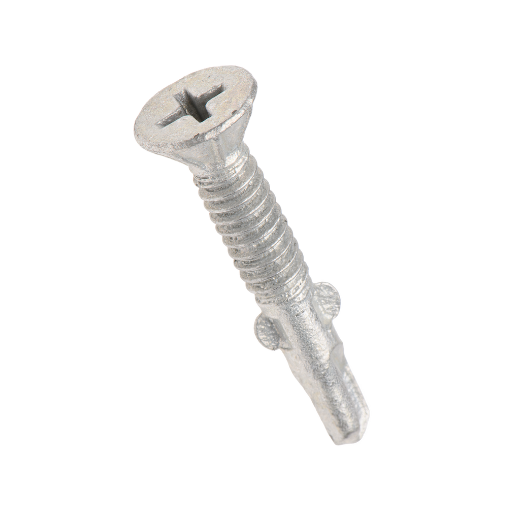 Buildex 10G x 30mm Class 3 Sheet Metal Screws (Countersunk Rib Head) - 50 Pack - Image 4 of 5