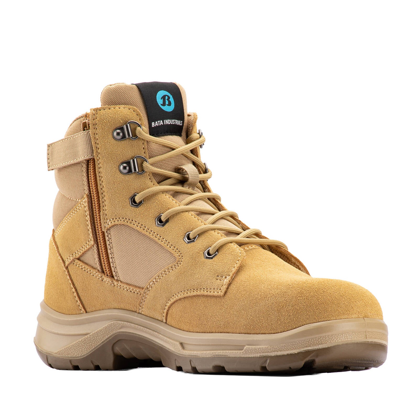 Bata Industrials Men's Wheat Bobcat Zip Side Safety Boot - UK Size 8 - Image 1 of 5