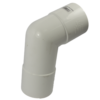 Icon 80mm PVC Round 95dg Socket Bend Downpipe