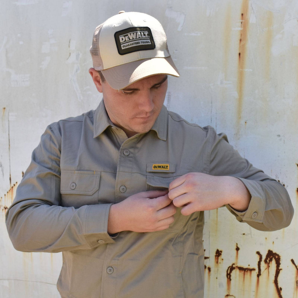 DeWALT Brown Oakdale Coolmax Trucker Hat - Image 6 of 10