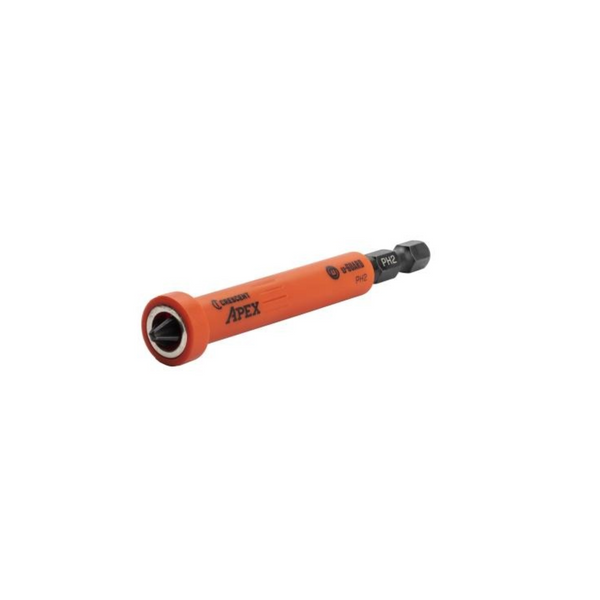 Crescent APEX #2 x 3-1/2" Phillips u-GUARD Covered Impact Power Bit with Ring Magnet - 2 Pack