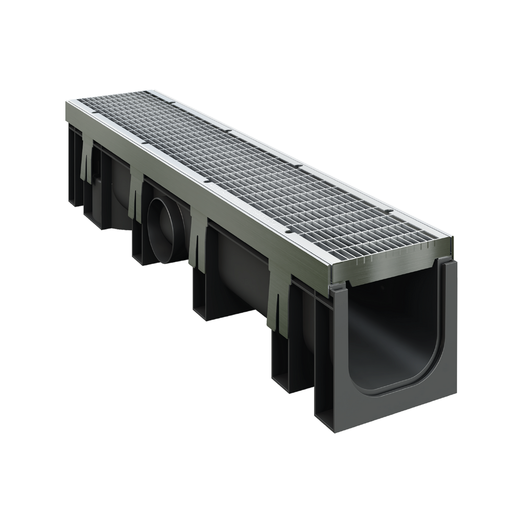 Everhard DuraDRAIN 150 Series Channel &amp; Galvanised Steel Class B Grate - Image 1 of 4