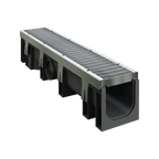 Everhard DuraDRAIN 150 Series Channel &amp; Galvanised Steel Class B Grate - Image 1 of 4