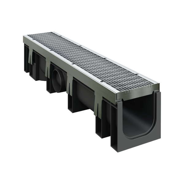 Everhard DuraDRAIN 150 Series Channel & Galvanised Steel Class B Grate