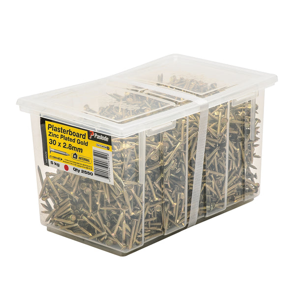 Paslode 30 x 2.8mm 5kg Plasterboard Nails - 2550 Pack