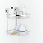 Fusion-Loc 26kg Stainless Steel Double Corner Shower Caddy - Image 2 of 5