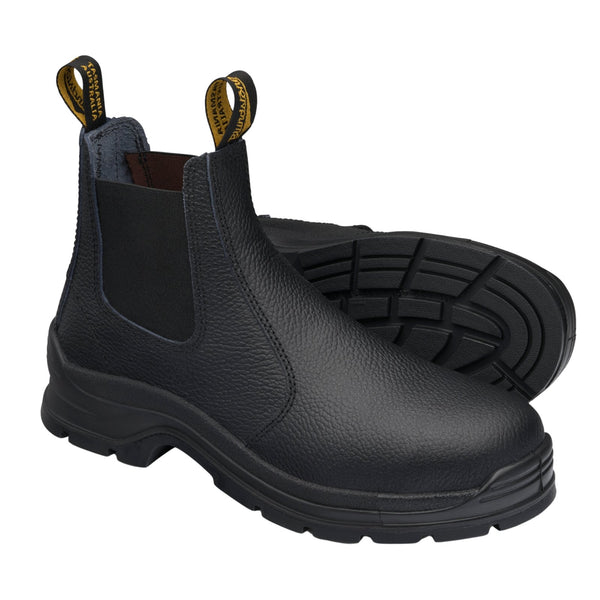 Blundstone Unisex Black #310 Elastic Side Safety Boot - UK Size 9