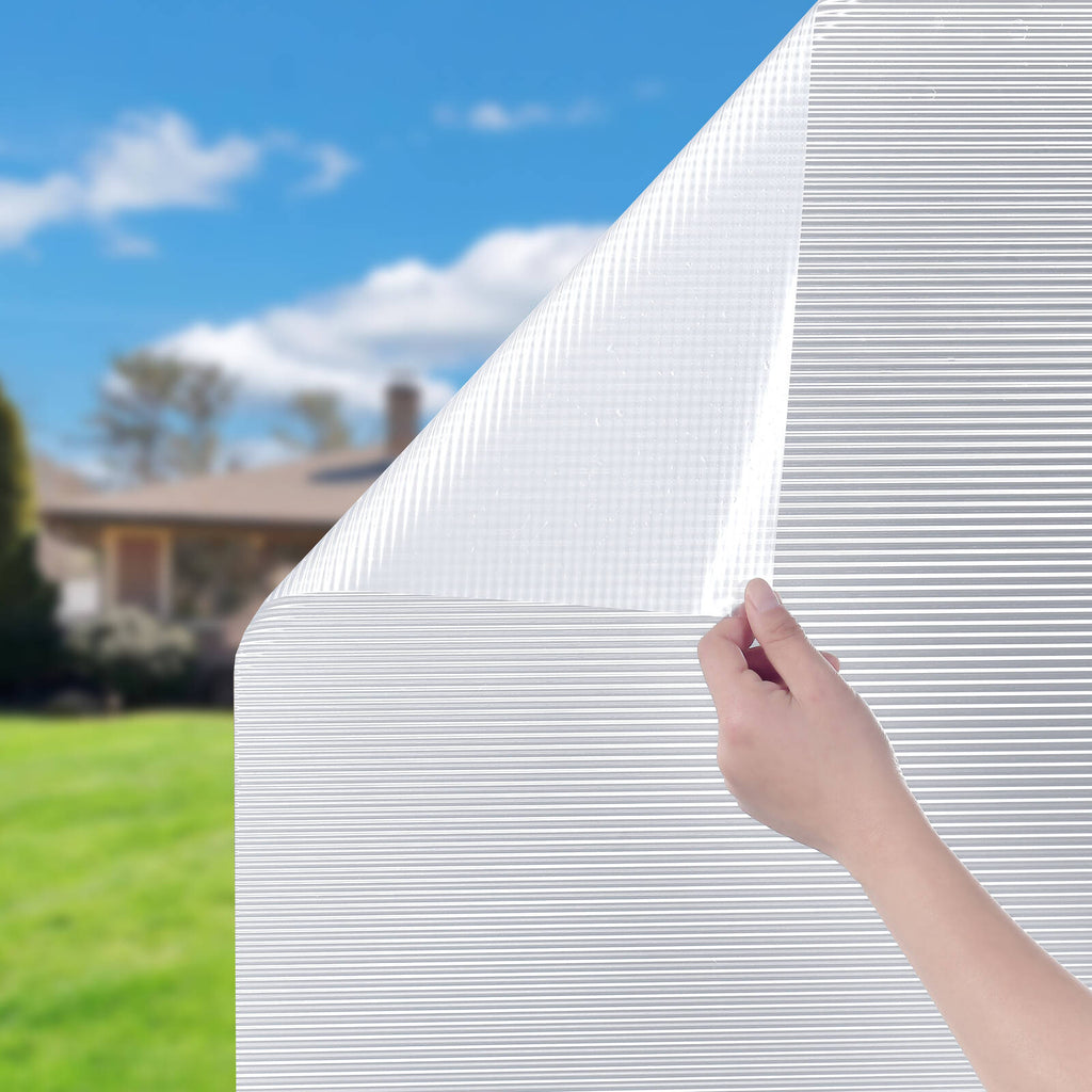 Pillar 0.45 x 2m Fluted Glass Static Window Film - Image 2 of 5