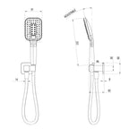 Mondella  Chrome Overture Hand Shower - Chrome - Image 3 of 5