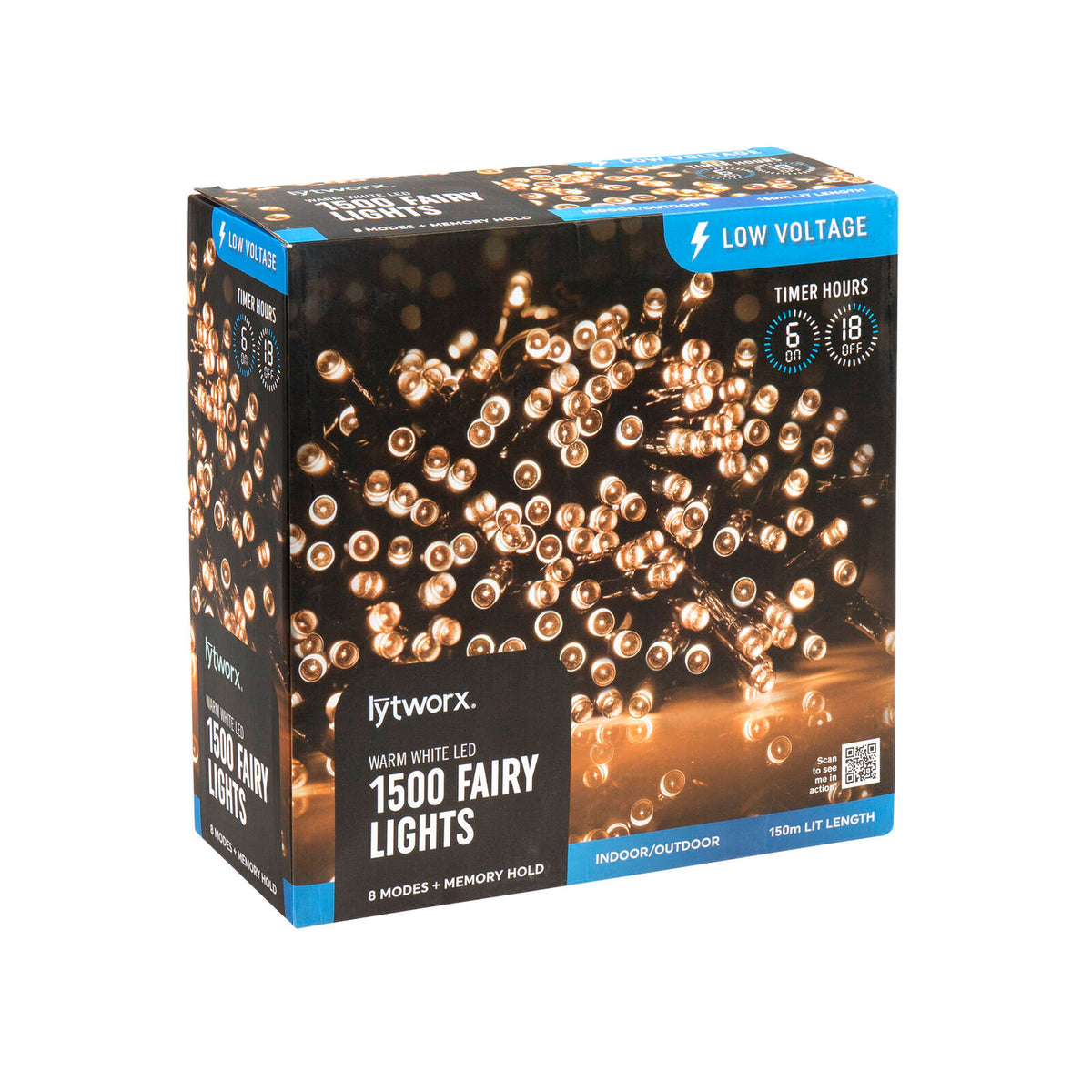 Lytworx Warm White Fairy Lights - 1500 Pack - Image 1 of 2