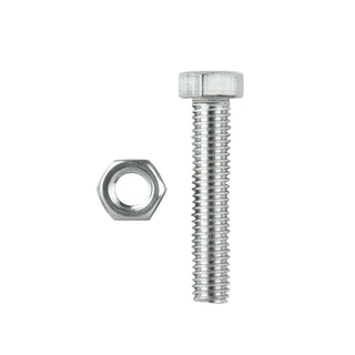 Pinnacle M8 x 50mm Stainless Steel Hex Bolt And Nut - 2 Pack