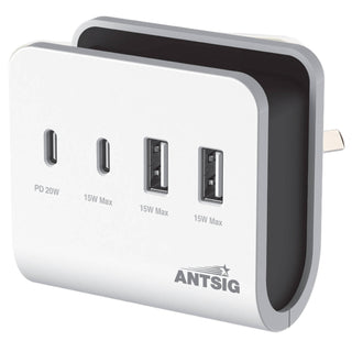 Antsig 20W 4-Port USB Wall Charger