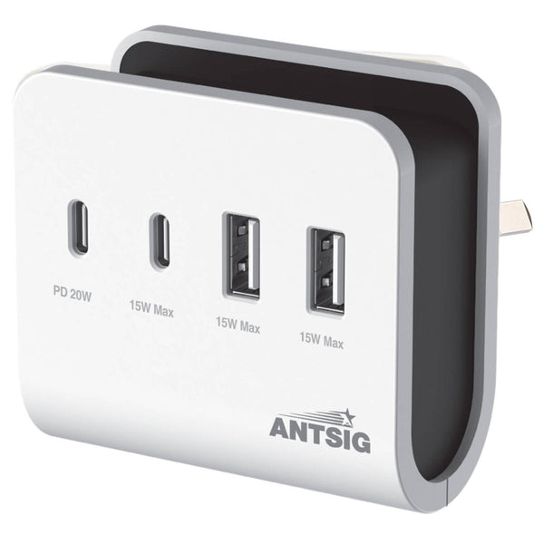 Antsig 20W 4-Port USB Wall Charger