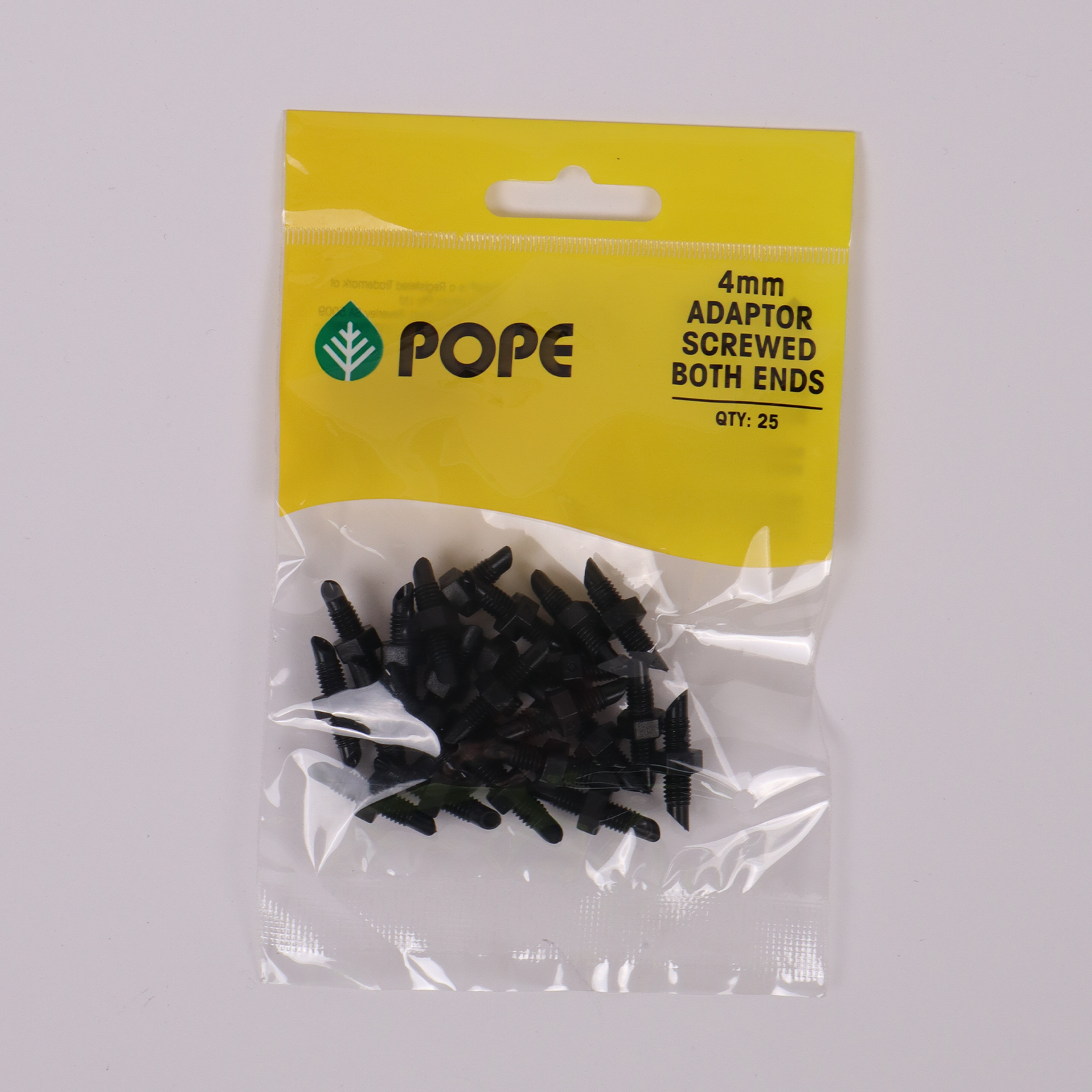 Pope 4mm Adaptor Screwed Both Ends - 25 Pack - Image 2 of 5