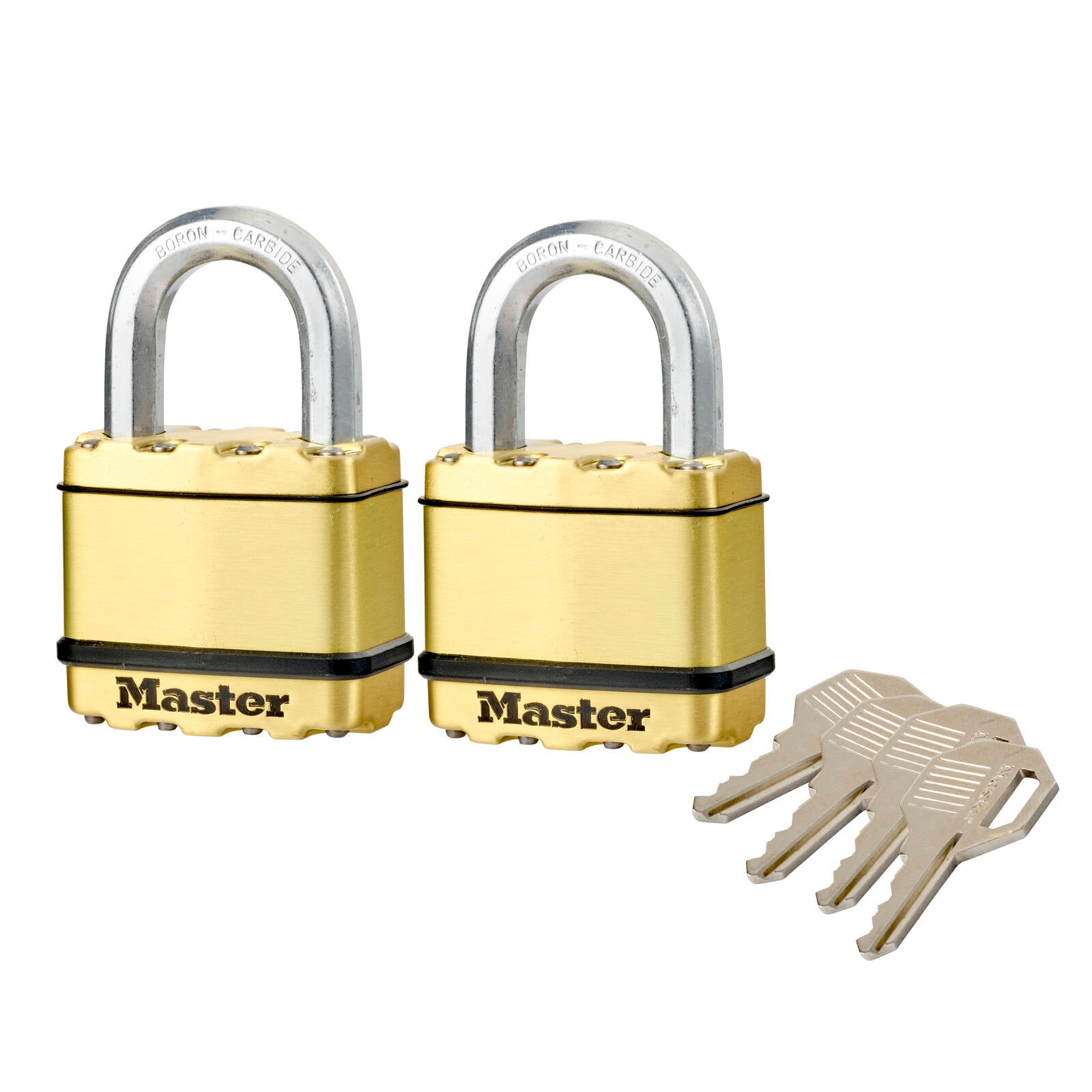 Master Lock 50mm Excell Padlock - 2 Pack - Image 1 of 20