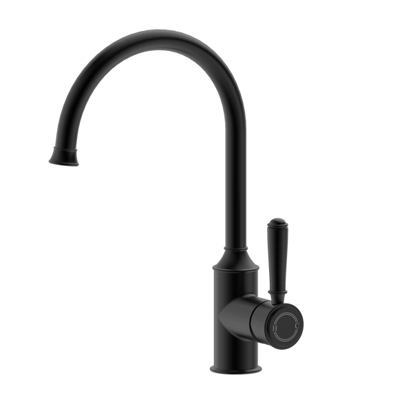 Mondella    Chrome Maestro Goose Neck Kitchen Sink Mixer - Chrome