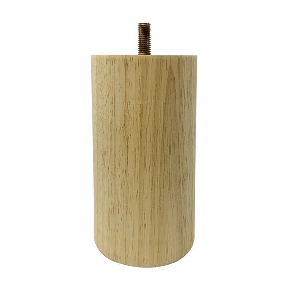 Adoored 73 x 150mm Raw Wood Round Furniture Leg