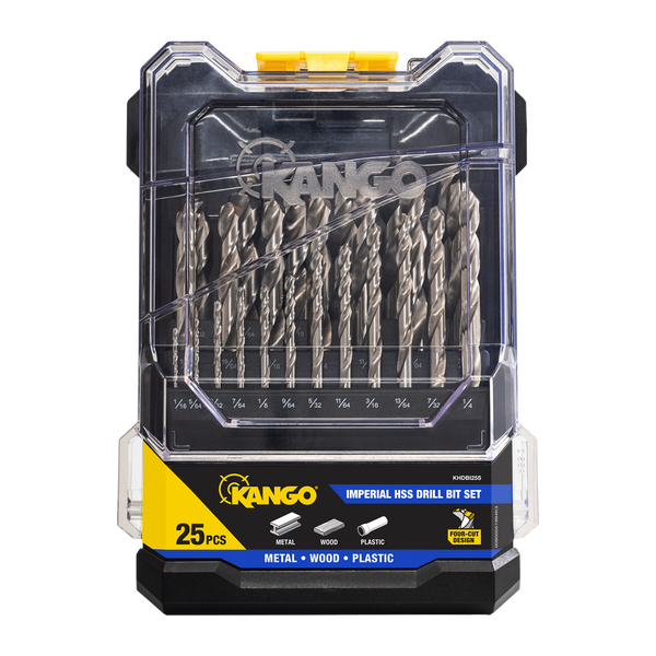 Kango 25 Piece HSS Imperial Drill Bit Set