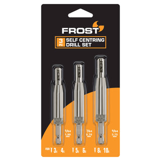 Frost 3 Piece Self Centring Drill Set