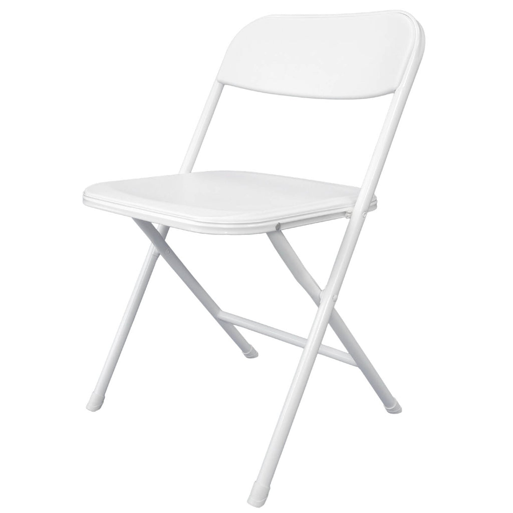 Marquee White Folding Chair - Image 1 of 9