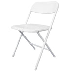 Marquee White Folding Chair - Image 1 of 9