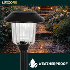 Luxzone 39cm 50lm Solar LED Pathway Light - 8 Pack - Image 3 of 11