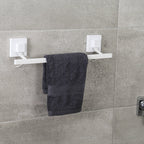 Fusion-Loc 40cm Matte White Style Suction Single Towel Rail - Image 2 of 4