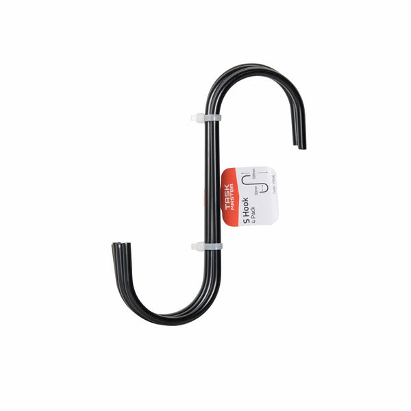 Taskmaster 150 x 45 x 30 x 5mm Steel S Hook - 4 Pack