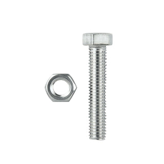 Pinnacle M8 x 75mm Stainless Steel Hex Bolt And Nut - 2 Pack