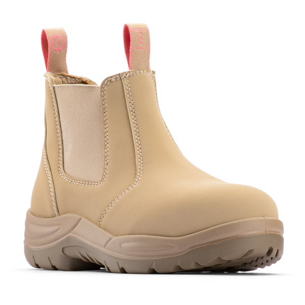 Bata Industrials Women's Sand Juno Slip On Safety Boot US Size 11