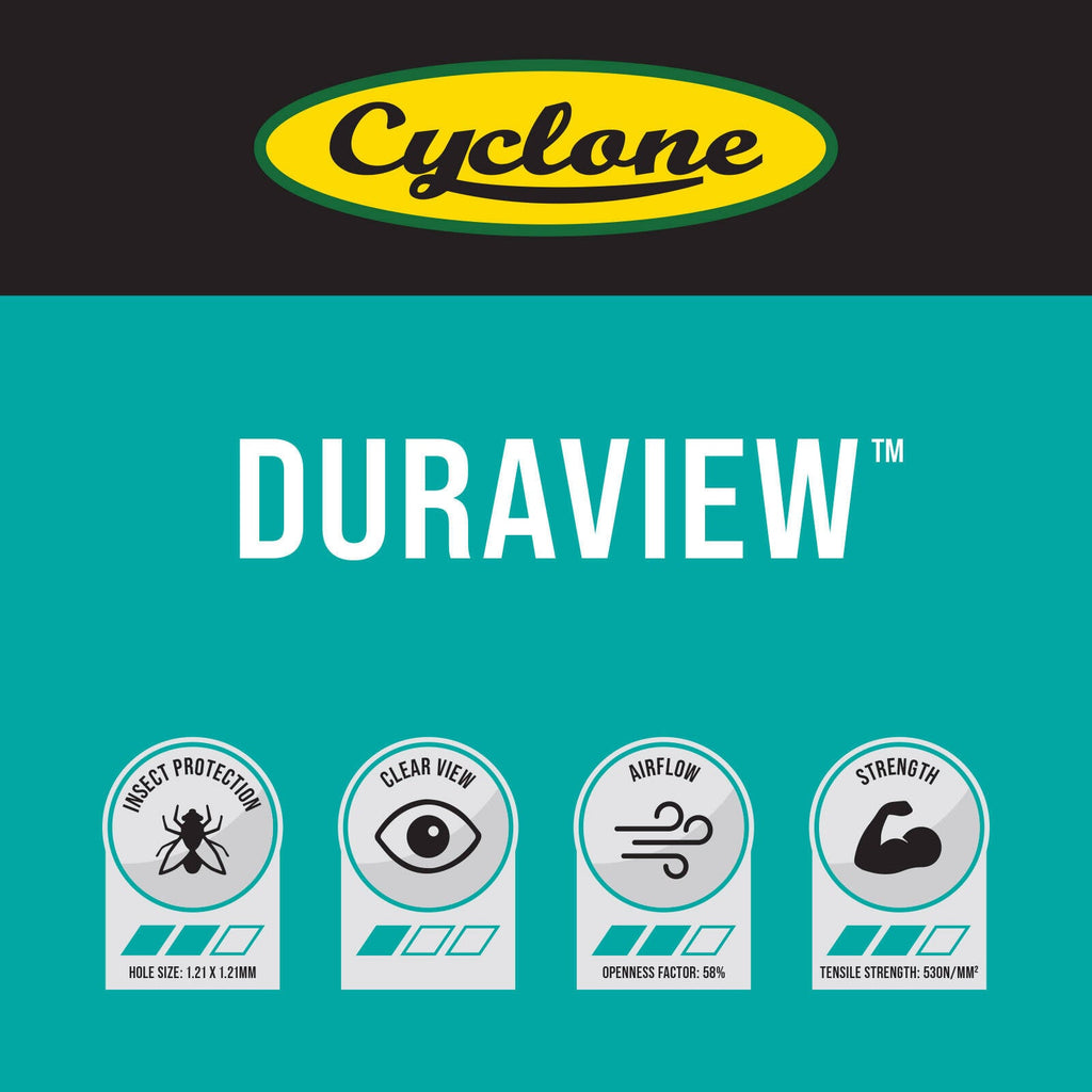 Cyclone 910mm x 2m Duraview Flyscreen - 2m - Image 2 of 5