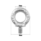 Pinnacle 42 x 65 x 13mm M10 Zinc Plated Eye Bolt - Image 2 of 4