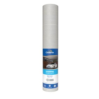 Coolaroo 3.66 x 9m Stone 70% UV Block Heavy-Duty Screening Shade Cloth