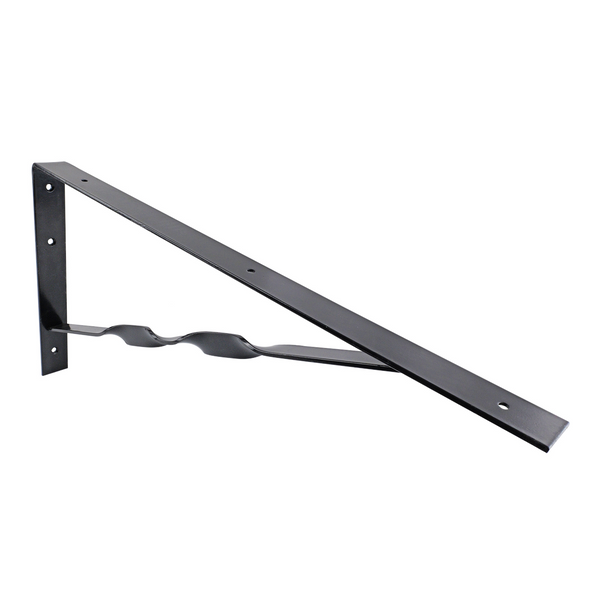 Carinya 600 x 300mm Black Heavy Duty Twisted Stay Bracket
