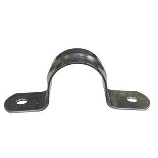 Kinetic 15mm Galvanised BSP Pipe Saddle Clips - 10 Pack