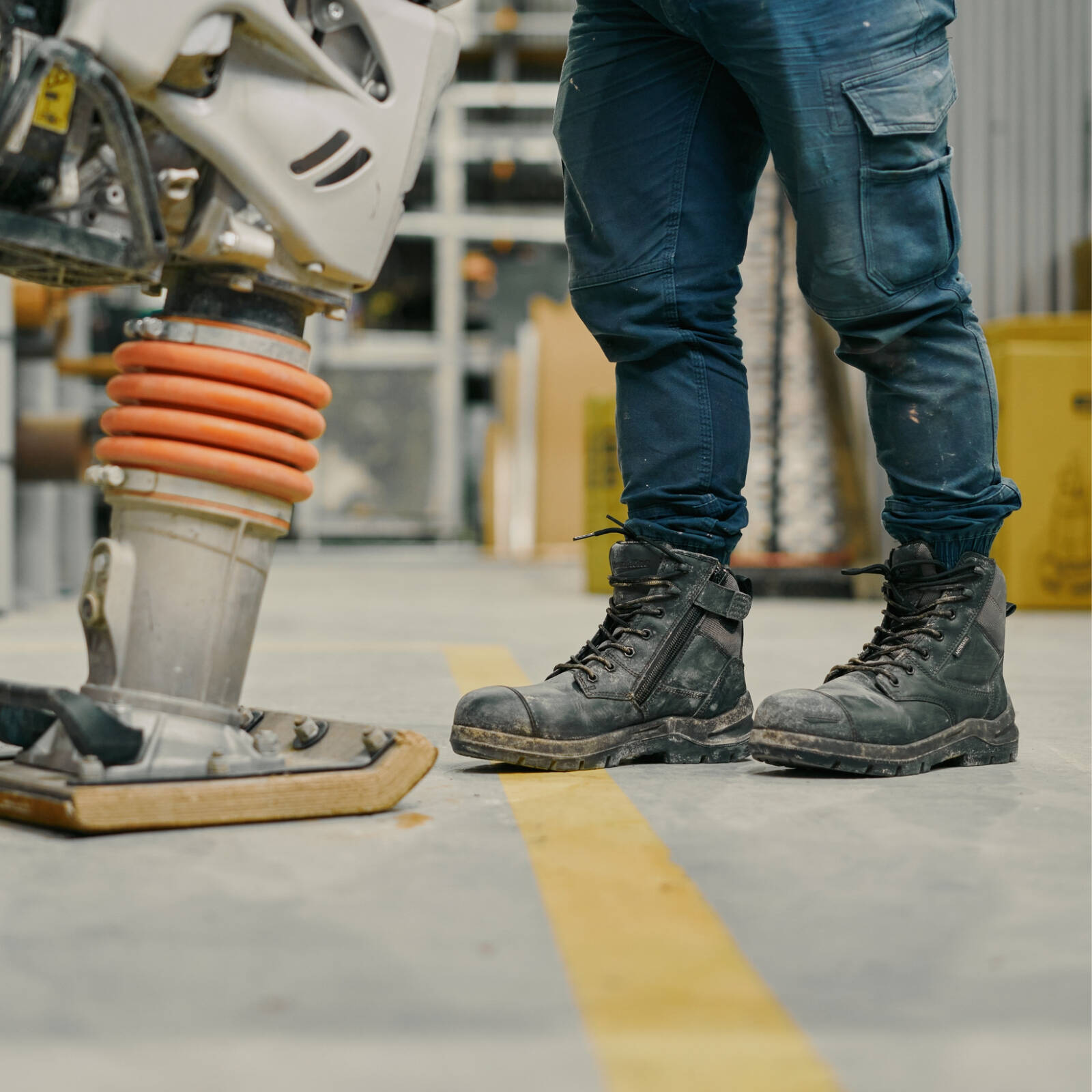 Blundstone Unisex Black #7561 DuraFit Zip-Side Safety - UK Size 13 - Image 8 of 10