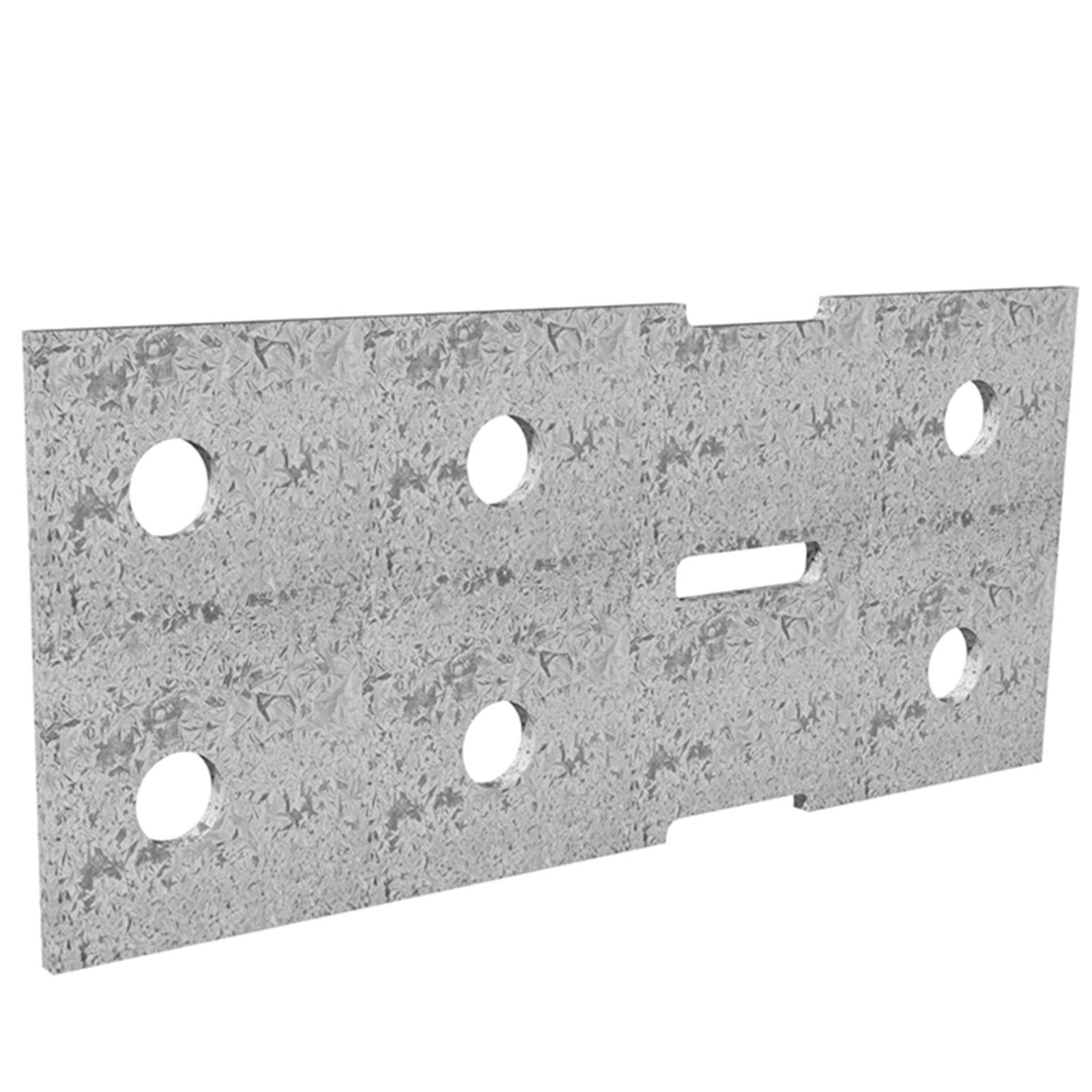 Dunnings 160 x 70mm M10 Galvanised Bracket Plate - Image 1 of 1