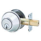 Lockwood Satin Stainless Steel Symmetry Double Cylinder Deadbolt - Image 1 of 2