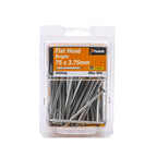 Paslode 75 x 3.75mm 500g Bright Steel Flat Head Nails - 65 Pack - Image 1 of 2
