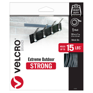 Velcro 3m x 25mm Grey Extreme Outdoor Stick On Hook And Loop Roll VL91365