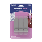 Permastik Medium Steel Metal Hooks - 3 Pack - Image 1 of 8