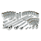 Stanley 64 Piece 1/4" 3/8" And 1/2" Drive Socket Set - Image 2 of 3