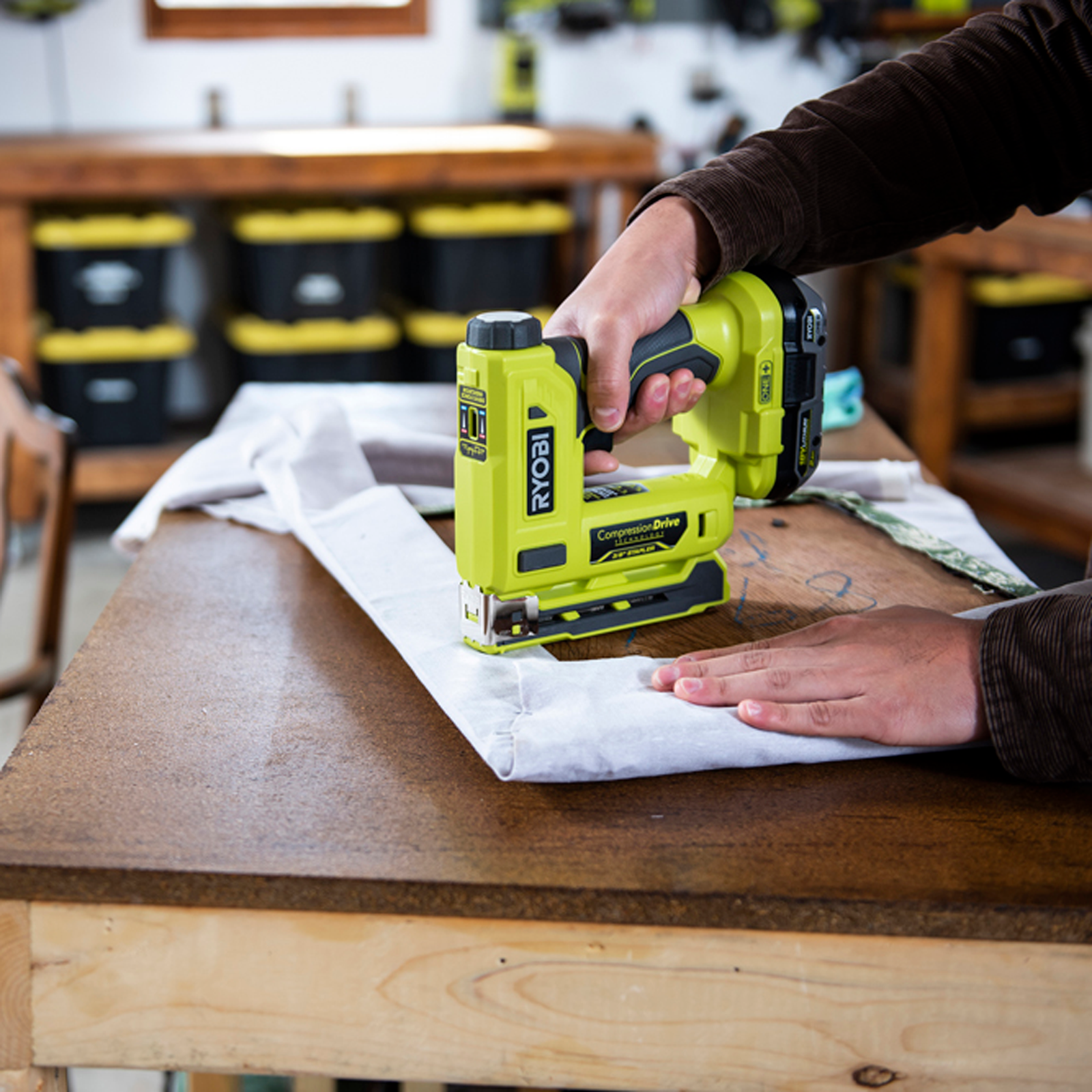 Ryobi 18V ONE+ 10mm Crown Stapler - Tool Only - Image 5 of 8