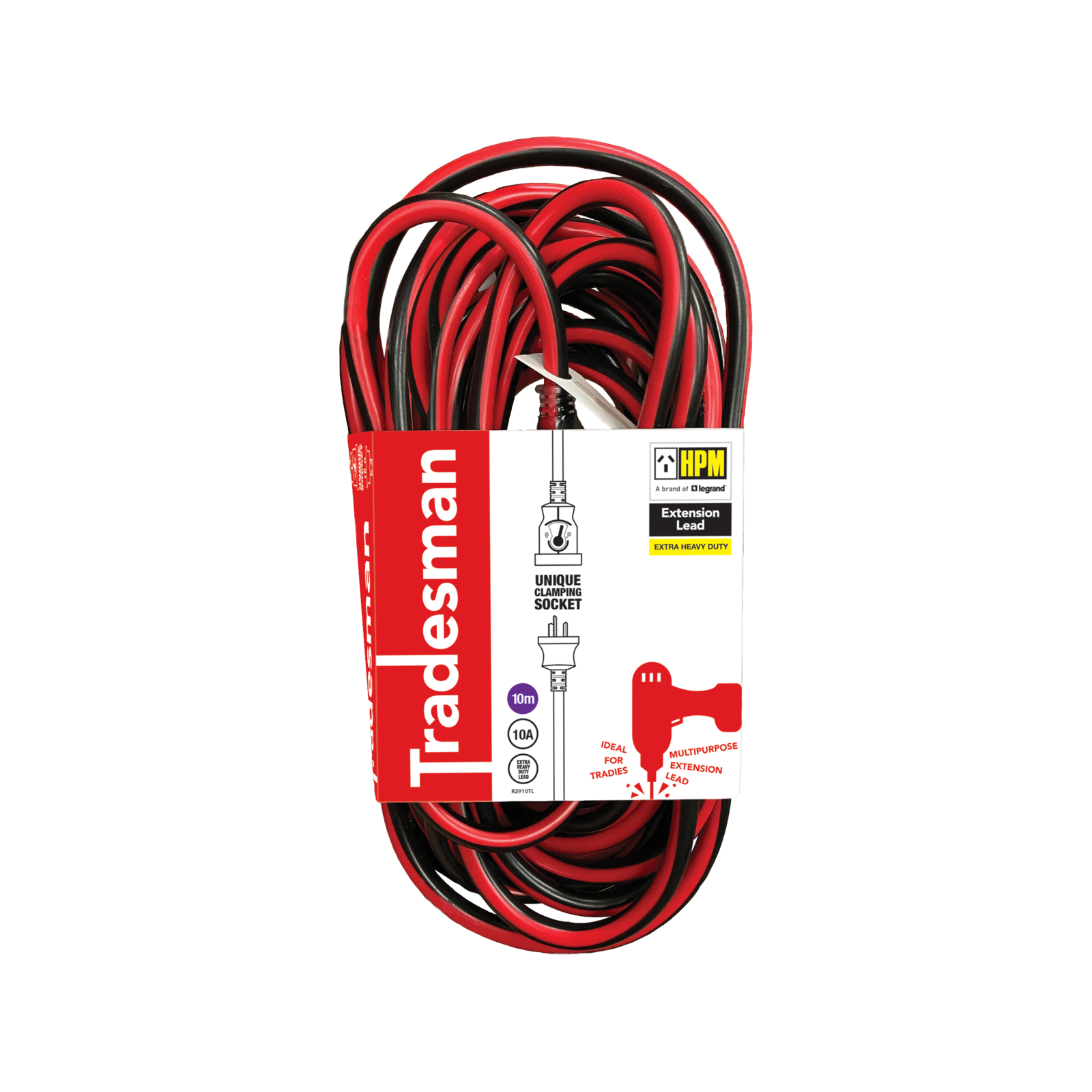 HPM 10m 1.5mm² 10A 3 Core Extra Heavy Duty Tradesman Extension Lead - Image 1 of 1