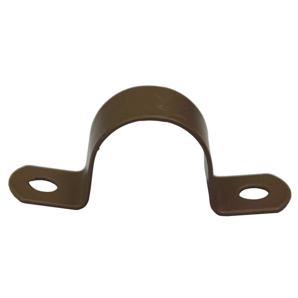 Kinetic 20mm Nylon Coated Copper Pipe Saddle Clips - 10 Pack