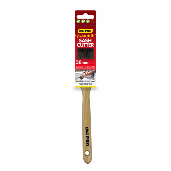 UNi-PRO 38mm You Can Do It Sash Cutter Paint Brush - 38mm