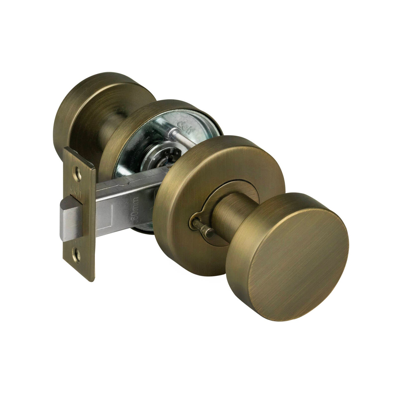 Delf Antique Brass Marbella Privacy Knob Set - Image 1 of 3