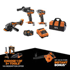 AEG 18V Brushless 3-Piece 5.0Ah Force Kit - Image 1 of 9