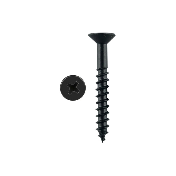 Pinnacle 4.0 x 30mm Black Countersunk Head Timber Screw - 20 Pack